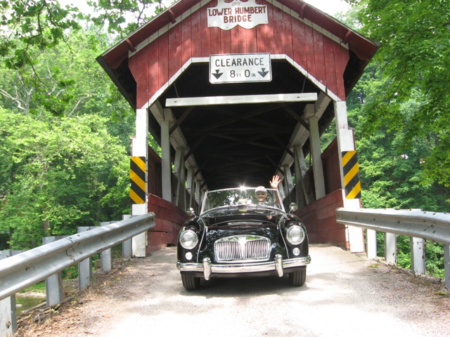 Coming off a Covered Bridge during GT-33
