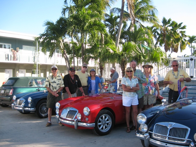 A Group of Michigan Rowdies Enjoying Ourselves During the 2009 Key West Regional GT)