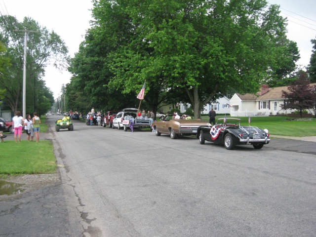 Lining up for the Parade in Springville, NY